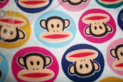 Paul Frank Ladies Monkey Faces Boxer Shorts Pajamas Medium New