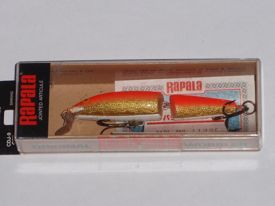 rapala cdj 9 sinking countdown jointed rare gfr vintage time on