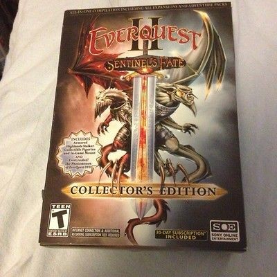 EverQuest II Sentinels Fate (Collectors Edition) (PC, 2010)