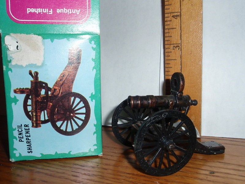 cannon die cast miniature pencil sharpener  7