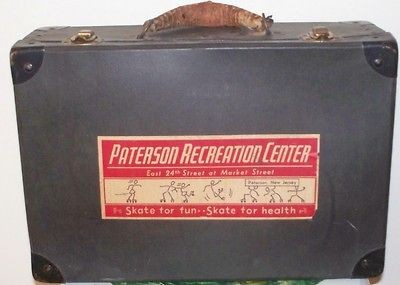 OLD VINTAGE PATERSON N J REC CENTER AMERICA on WHEELS ROLLER SKATE 