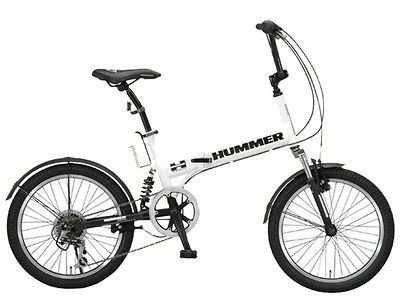 hummer folding bike 20inch white free dhl jc110939 from japan