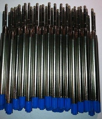 10 gel ballpoint refills for cartier pen blue medium returns