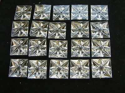   VINTAGE CZECH MID CENTURY MODERNIST starburst CHANDELIER LAMP PRISMS