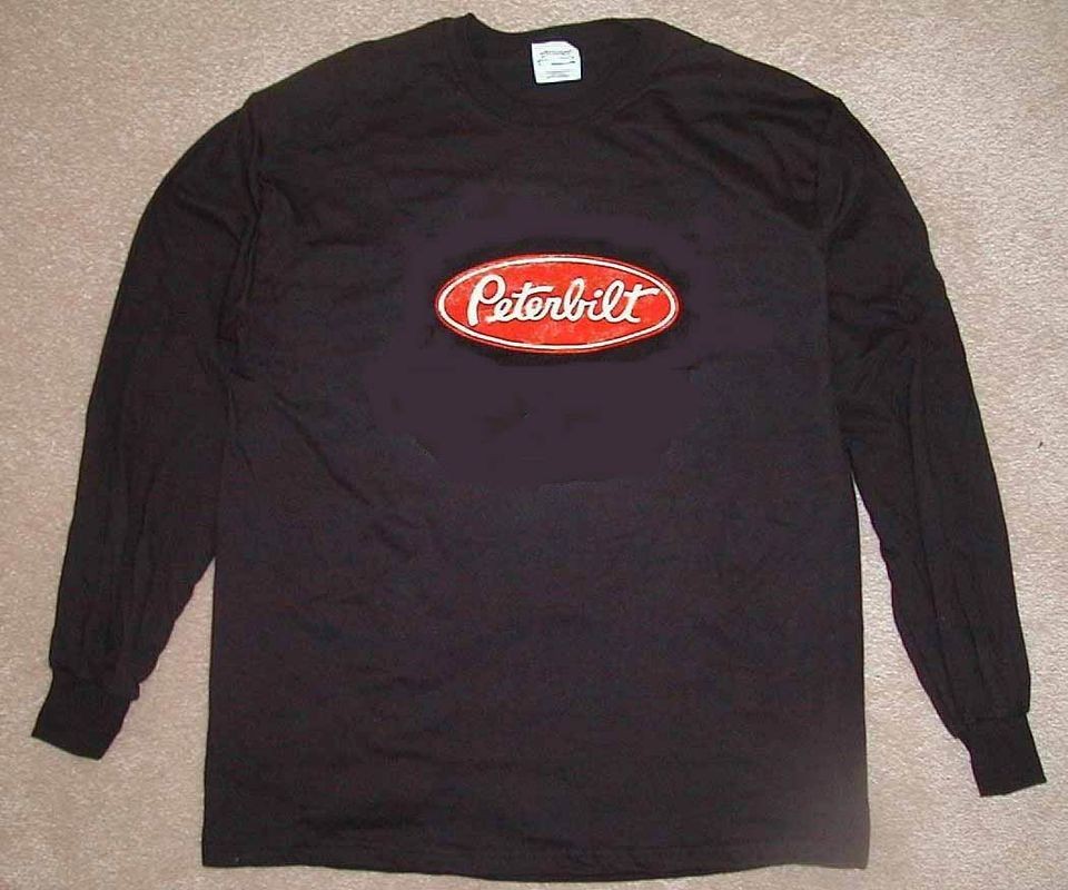 peterbilt trucks shirt long sleeve my trick truck l