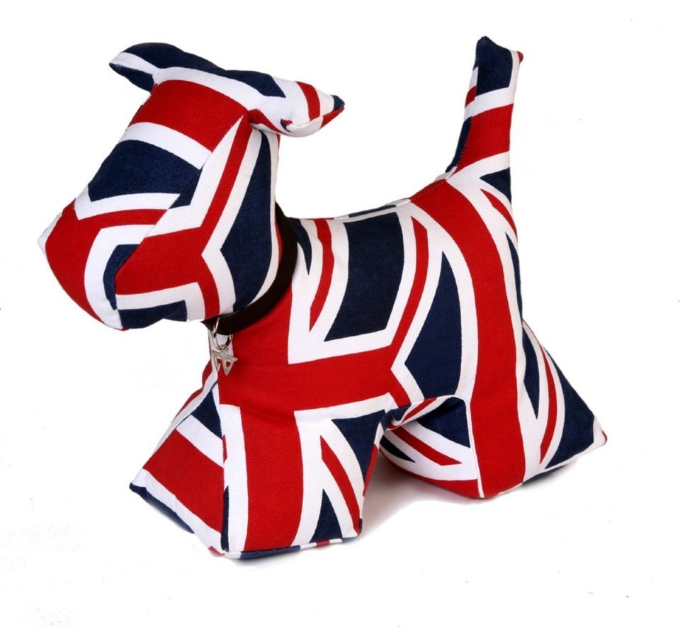 Wish Cake Union Jack Puppy Dog Doorstop Gift Idea for Men 2nd 