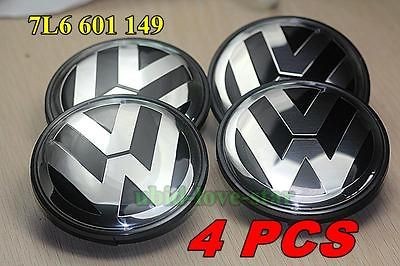 Best Choice 76mm Hub VW Touareg 2004 to 2008 Wheel Center 4 Caps 7L6 