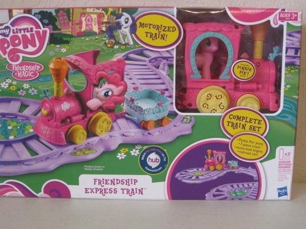   Pony Friendship Express Train Motorize Complete Train Set Pinkie Pie