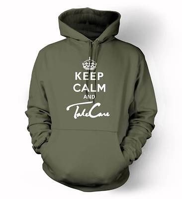 Keep Calm Take Care OVOXO Hoodie OVO XO Drake owl white dsn 