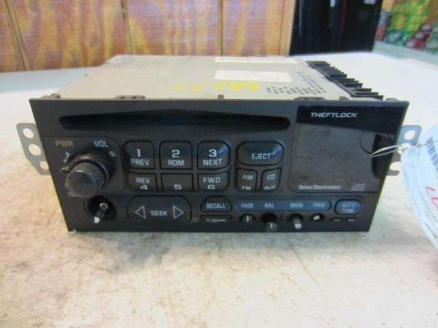 CHEVROLET BLAZER S10/JIMMY S15 A/V Equipment AM mono FM stereo CD 