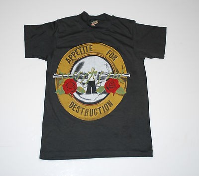 VINTAGE 1987 GUNS N ROSES APPETITE FOR DESTRUCTION T  SHIRT