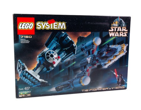 Lego Star Wars TIE Fighter & Y Wing 7150 Include DARTH VADER R5 D4 