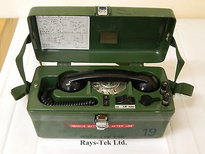   Field Telephone Linesmans Telephone in Carry Case PYE TMC 1705