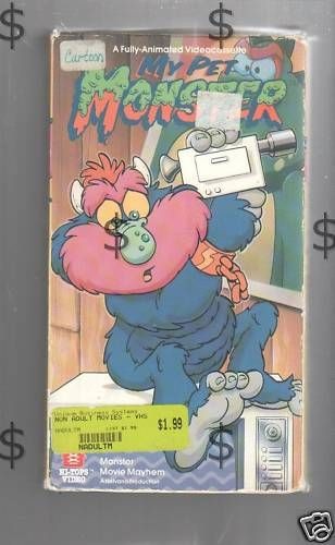 my pet monster movie mayhem cartoon hi tops rare vhs