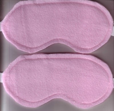   Baby Pink Masks Sleep Eye Travel Blindfold New Aid Shade Soft Fleece