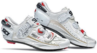 Sidi America Ergo 3 Vent Carbon Road Bike Shoes White Vernice Standard 