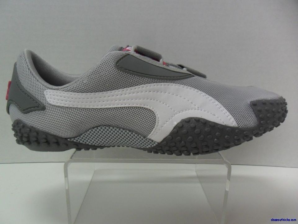 Puma womens Mostro Mesh ~ new in box ~ grey/white/pink ~ size 8.5