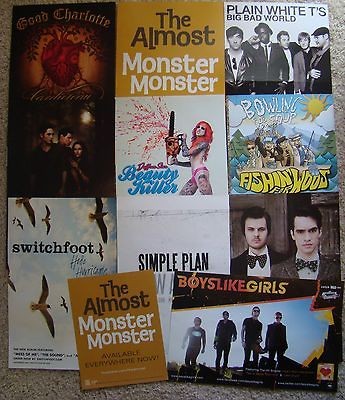 15 various pop rock alternative band promo posters JEFFREE STAR SIMPLE 