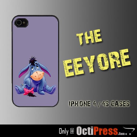 52 Eeyore Hard Case for iPhone 4 & 4S Mobile i Phone   Sublimation 