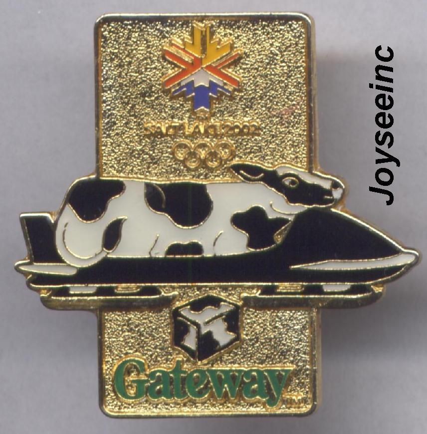 2002 SALT LAKE OLYMPIC GAMES GATEWAY SPONSER LAPEL HAT PIN ÉPINGLETTE