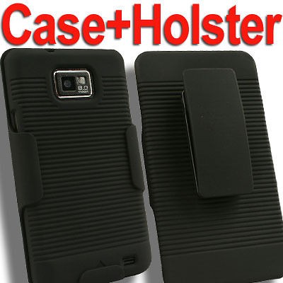  & BELT CLIP HOLSTER STAND T MOBILE SAMSUNG GALAXY S2 HERCULES T 989