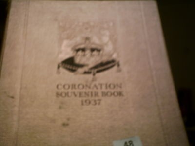 coronation souvenir book 1937  uk from united kingdom time