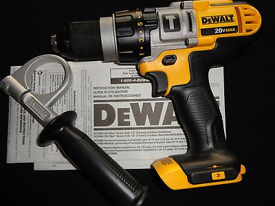 DEWALT DCD985 20V 20 VOLT MAX LITHIUM ION HAMMERDRILL/DRIVER NEW USES 