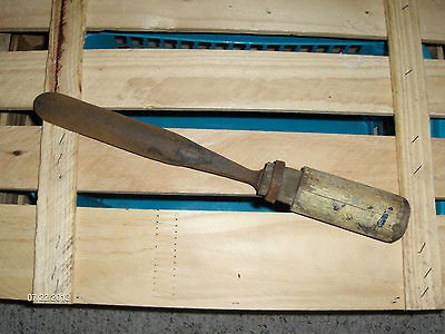antique wood working gouged chisel  22 00