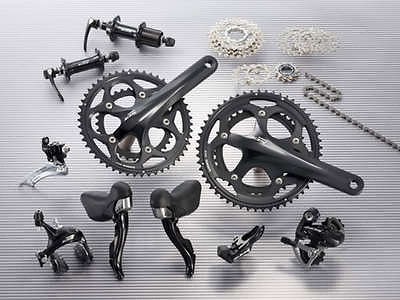 shimano 105 5700 group groupset compact 7pc black from thailand