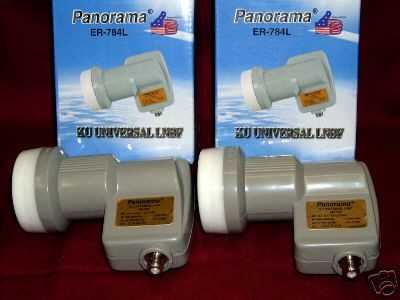 lot 2 universal ku lnbf coolsat viewsat panorama lnb from