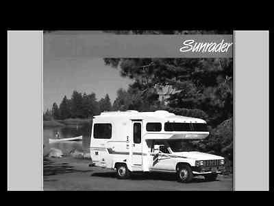 SUNRADER RV MOTORHOME OPERATIONS & AC & FURNACE MANUALs