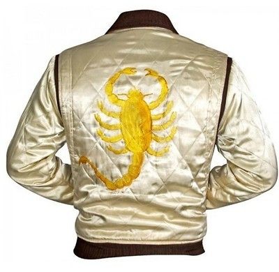 SLIM FIT DRIVE RIDER TRUCKER GOSLING JACKET EMBROIDERED SCORPION