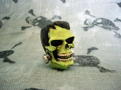 DIY Green Frankenstein Gear Shift Knob Shifter Skull Lever Handle 