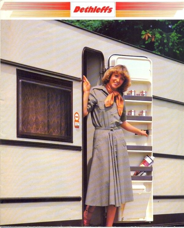 dethleffs caravans c 1979 uk market sales brochure from united