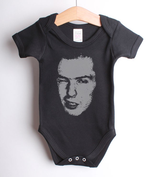 sid vicious music baby grow punk vest clothes gift w56