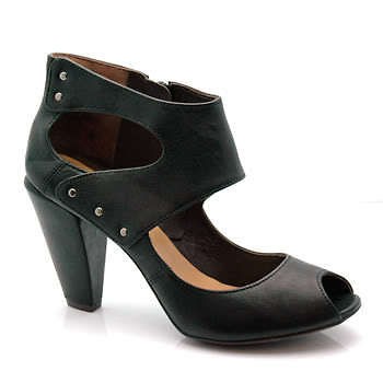 coclico pishku black leather pumps eu40 5 us9 5 1 0