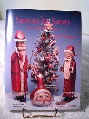 NEW Santas & Sams In God We Trust tole painting Dolara book patterns 