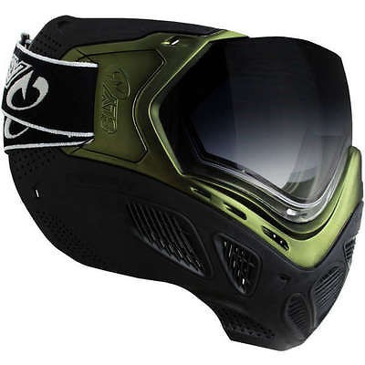 new sly profit thermal paintball goggles mask olive one day