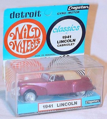 Cragstan Hong Kong 146 Detroit Wild Wheels LINCOLN 1941 Gyro Motor 