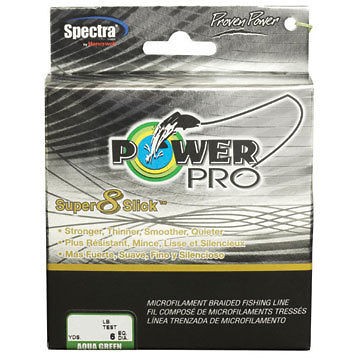 NEW SPECTRA POWER PRO SUPER 8 SLICK 50 LB TEST AQUA 300 YARD 