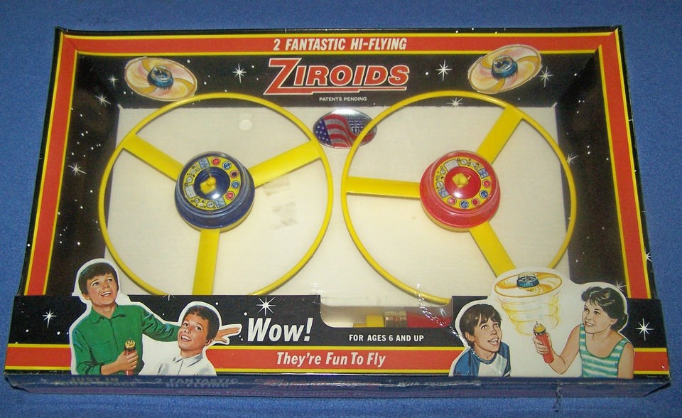    ZIROIDS  HI FLYING UFOS   VICTOR STANZEL CO. 1970S   NMIB