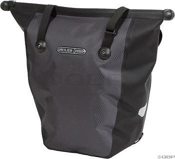 ortlieb bike shopper pannier each slate black 