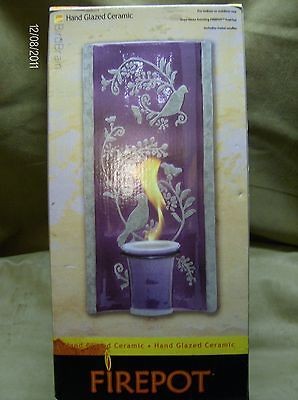 firepot ceramic wall firepot purple new nice 