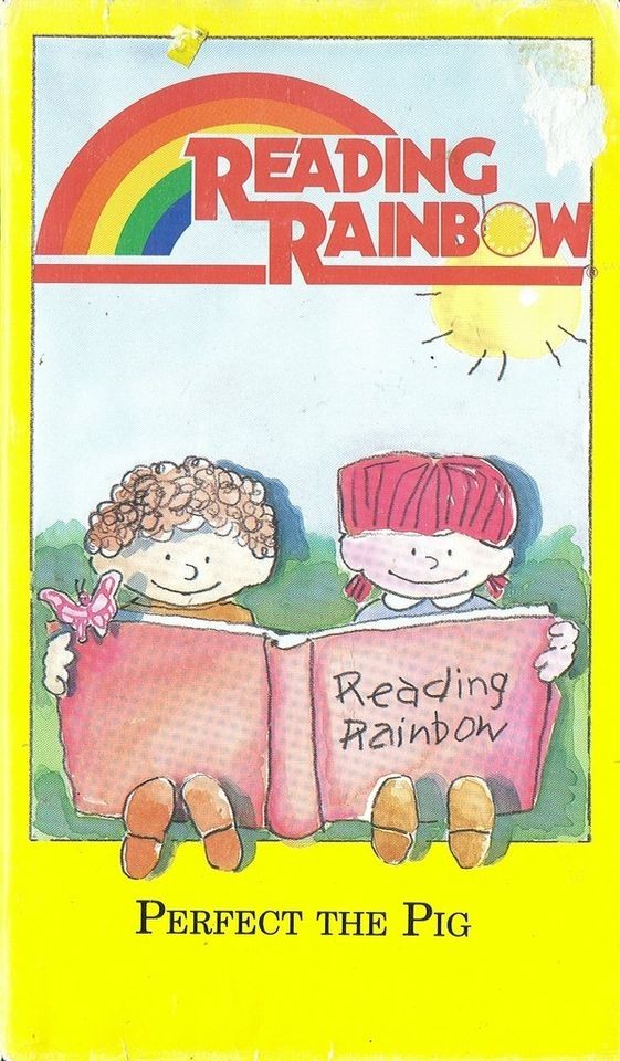 READING RAINBOW Perfect Pig VHS Susan Jeschke childrens TV show LeVar 