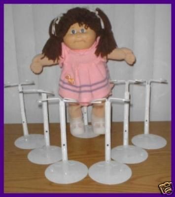 white kaiser doll stands for cabbage patch kids time