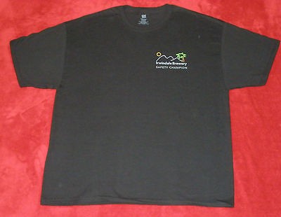 NWOT Irwindale Brewery t shirt Safety Champion Black XLarge Miller 