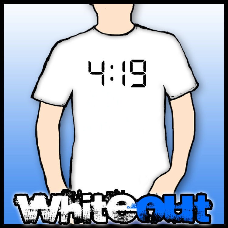 419 DIGITAL CLOCK STONER HUMOUR WEED CANNABIS POT 420 WHITE T SHIRT 