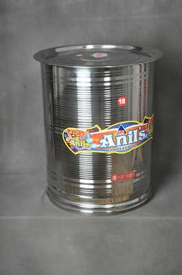   STEEL MILK CAN POT 25 LITER GRAIN CONTAINER WATER STORAGE TANK DAIRY