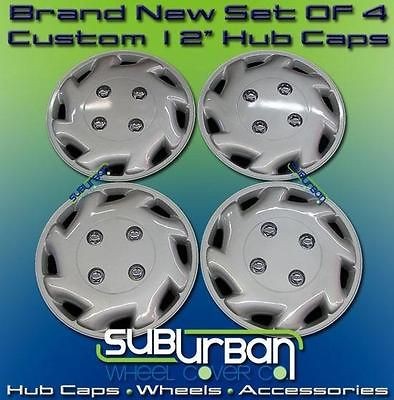 12 Set/4 Hubcaps 292 S Fits Motorcycle Camper Trailers + Geo Metro 