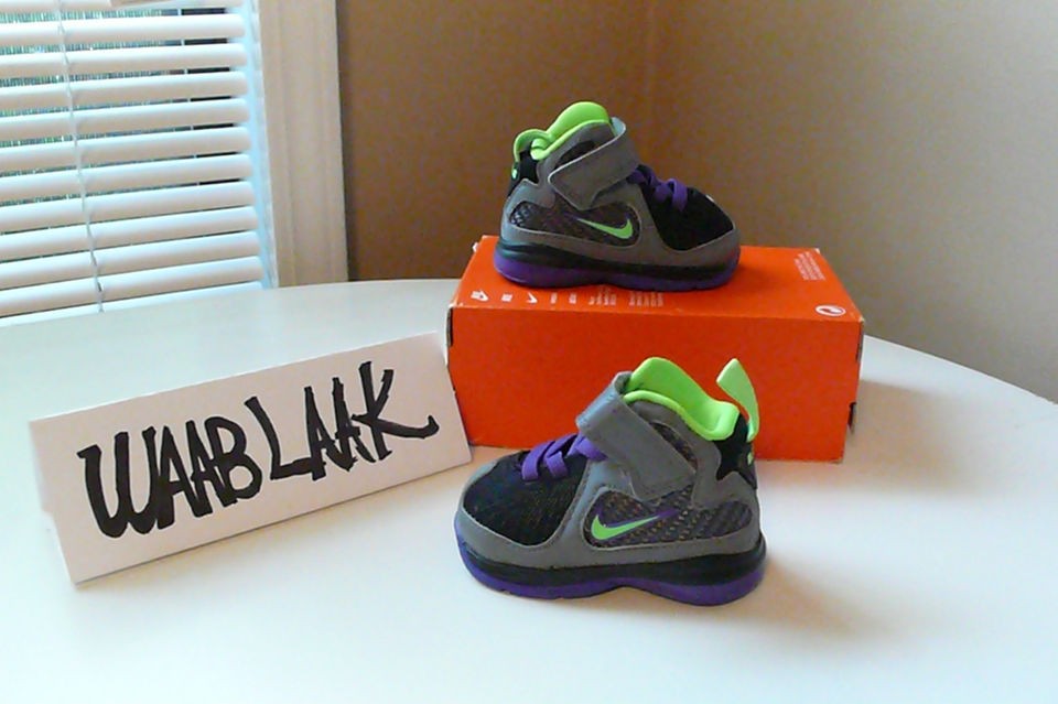 NIKE ZOOM LEBRON 9 ZL9 IX TD toddler 2C Hornet Chaos JOKER BIG BANG 